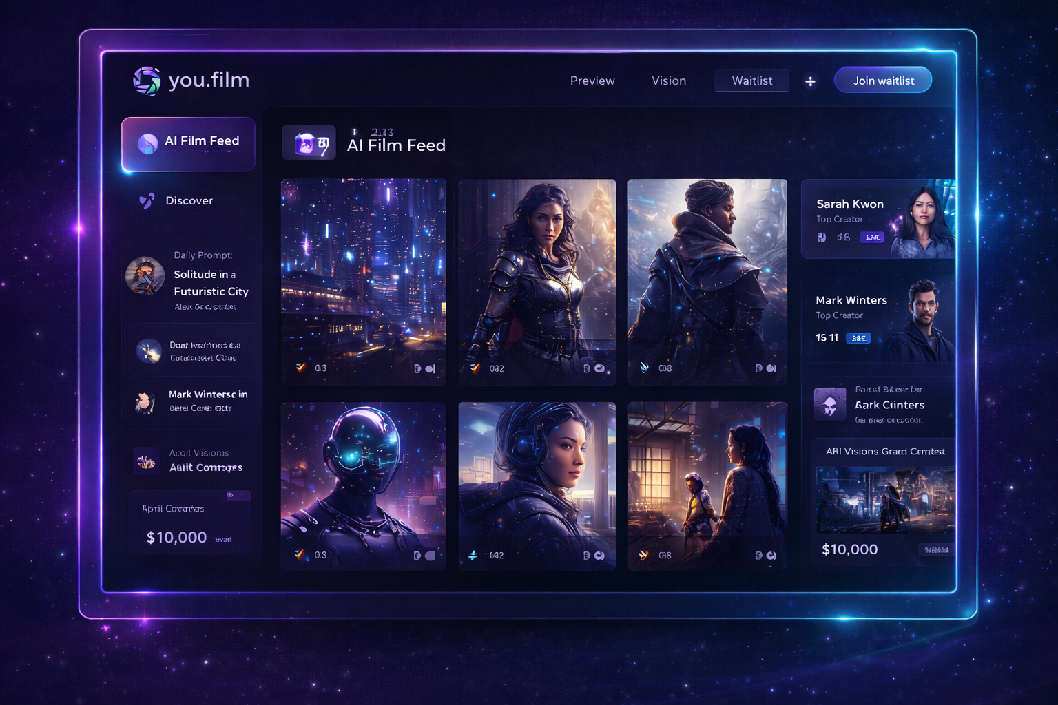 you.film platform preview